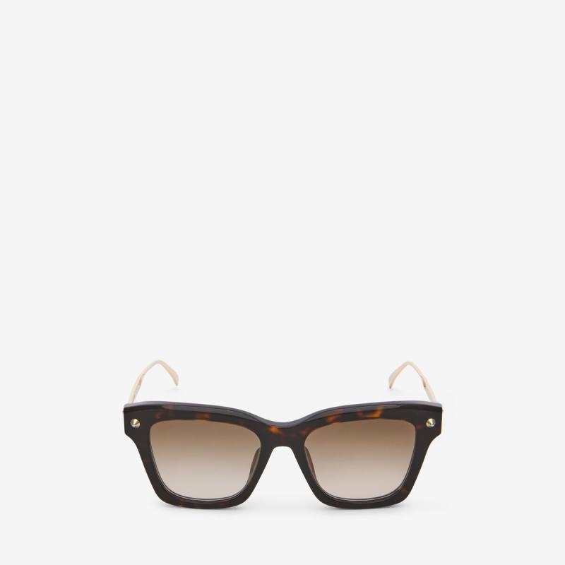 ALEXANDER MCQUEEN - Spike Studs Soft Square Sunglasses - Item 803368J07701052